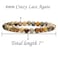Angelstones Handmade Natural Crazy Lace Agate Healing Gemstone 6mm Round Beads Stretch Crystal Bracelet 7 Inch Unisex