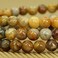 Angelstones Handmade Natural Crazy Lace Agate Healing Gemstone 6mm Round Beads Stretch Crystal Bracelet 7 Inch Unisex
