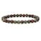 Angelstones Handmade Natural Dragon Blood Jasper Healing Gemstone 6mm Round Beads Stretch Crystal Bracelet 7 Inch Unisex