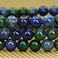 Angelstones Handmade Natural Lapis Chrysocolla Healing Gemstone 6mm Round Beads Stretch Crystal Bracelet 7 Inch Unisex