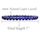 Angelstones Handmade Natural Lapis Lazuli Healing Gemstone 6mm Round Beads Stretch Crystal Bracelet 7 Inch Unisex