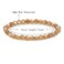 Angelstones Handmade Natural Red Sunstone Healing Gemstone 6mm Round Beads Stretch Crystal Bracelet 7 Inch Unisex