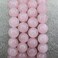 Angelstones Handmade Natural Rose Quartz Healing Gemstone 8mm Round Beads Stretch Crystal Bracelet 7 Inch Unisex