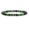 Angelstones Handmade Natural Ruby In Zoisite Healing Gemstone 6mm Round Beads Stretch Crystal Bracelet 7 Inch Unisex