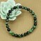 Angelstones Handmade Natural Ruby In Zoisite Healing Gemstone 6mm Round Beads Stretch Crystal Bracelet 7 Inch Unisex