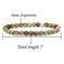 Angelstones Handmade Natural Serpentine Healing Gemstone 6mm Round Beads Stretch Crystal Bracelet 7 Inch Unisex