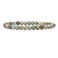 Angelstones Handmade Natural Serpentine Healing Gemstone 6mm Round Beads Stretch Crystal Bracelet 7 Inch Unisex