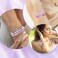Besydec Preppy Friendship Beaded BraceletsPurple Sufer Heish Stackable Stretch Bracelet for WomenAesthetic JewelryElastic String Bracelets Pack