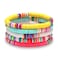 boderier Heishi Bracelet Set Stack Rainbow Vinyl Disc Bead Surfer Stretch Bracelet Summer Beach Bracelet Jewelry 5