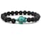 Caiyao 8mm Sea Turtles Beads Bracelet Turquoise Natutal Stone Elastic Stretch Bracelet for Women Men RockStone