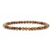 Cherry Tree Collection Tigers Eye Bracelet 4mm Round Beads Small