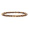 Cherry Tree Collection Tigers Eye Bracelet 4mm Round Beads Small
