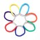 Miss Rabbit Colorful Heishi Surfer Bracelets Set for Women Stackable Rainbow Polymer Clay Disc Beaded Stretch Bracelets Multilayered Friendship Bracelets Boho Summer Beach Jewelry Cheer Gift Bulk for