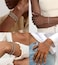 doubgood Silver Bracelets for Women 5 Piece Silver Bracelet Stack Beaded Ball Jewelry Sets Gifts for Women