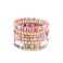Elegance 11 designs Colorful Heishi Beaded Bracelets For Women Polymer Clay Surfer Stackable Beads Boho Bracelet Summer Beach Jewelry Set