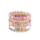 Elegance 11 designs Colorful Heishi Beaded Bracelets For Women Polymer Clay Surfer Stackable Beads Boho Bracelet Summer Beach Jewelry Set
