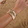 Elegance 11 designs Heishi Beaded Bracelets For Women Boho Polymer Clay Pink Surfer Stackable Beads Bracelet Summer Beach Jewelry Set