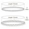 Elegance 11 designs Silver Beaded Stack Bead Ball Bracelet Stretch Elastic Stackable Bracelets for Women