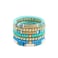 Elegance 11 designs Turquoise Heishi Beaded Bracelets For Women Polymer Clay Blue Surfer Stackable Beads Boho Turquoise Bracelet Summer Beach Jewelry Set