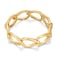 ENSKEFEN Gold Stretch Chain Bangle Bracelets for Women Lightweight Chunky Elastic Bangle Minimalist Jewelry