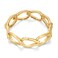 ENSKEFEN Gold Stretch Chain Bangle Bracelets for Women Lightweight Chunky Elastic Bangle Minimalist Jewelry