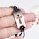 Brital First Communion Gifts Black Stretch Bracelet with Cross First Holy Communication Baptism Gifts
