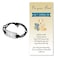 Brital First Communion Gifts Black Stretch Bracelet with Cross First Holy Communication Baptism Gifts
