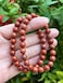 GAF TREASURES Red Jasper Crystal Bead Bracelet 8mm Genuine Red Jasper Stretch Gemstone Bracelet Healing Crystal Bracelet Gift for Men Women 1
