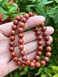 GAF TREASURES Red Jasper Crystal Bead Bracelet 8mm Genuine Red Jasper Stretch Gemstone Bracelet Healing Crystal Bracelet Gift for Men Women 1