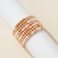 GOOJIDS Surfer Heishi Clay Bead Bracelets for Women Bohemian Stackable Gold Plated Beaded Stretch Bracelets Elastic Layering Friendship Bracelets Set Boho Jewelry