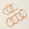GOOJIDS Surfer Heishi Clay Bead Bracelets for Women Bohemian Stackable Gold Plated Beaded Stretch Bracelets Elastic Layering Friendship Bracelets Set Boho Jewelry