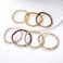 GOOJIDS Surfer Heishi Clay Bead Bracelets for Women Bohemian Stackable Gold Plated Beaded Stretch Bracelets Elastic Layering Friendship Bracelets Set Boho Jewelry