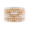 GOOJIDS Surfer Heishi Clay Bead Bracelets for Women Bohemian Stackable Gold Plated Beaded Stretch Bracelets Elastic Layering Friendship Bracelets Set Boho Jewelry