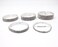Honbay Bridal 5pcs 12345 Row Rhinestone Stretch Bracelet for Wedding Party or Pageant