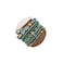 IFKM 8PCS Beaded Bracelets for Women Multilayered Stackable Strand Stretch Bead Bracelet Pack Handmade Trendy Bohemian Charm Jewelry Blue