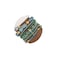 IFKM 8PCS Beaded Bracelets for Women Multilayered Stackable Strand Stretch Bead Bracelet Pack Handmade Trendy Bohemian Charm Jewelry Blue