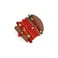 IFKM 8PCS Beaded Bracelets for Women Multilayered Stackable Strand Stretch Bead Bracelet Pack Handmade Trendy Bohemian Charm Jewelry Red
