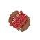 IFKM 8PCS Beaded Bracelets for Women Multilayered Stackable Strand Stretch Bead Bracelet Pack Handmade Trendy Bohemian Charm Jewelry Rose Red