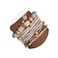 IFKM 8PCS Beaded Bracelets for Women Multilayered Stackable Strand Stretch Bead Bracelet Pack Handmade Trendy Bohemian Charm Jewelry White