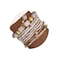 IFKM 8PCS Beaded Bracelets for Women Multilayered Stackable Strand Stretch Bead Bracelet Pack Handmade Trendy Bohemian Charm Jewelry White
