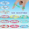 Junkin 12 Pieces Preppy Surfer Heishi Bracelets Stackable Colorful Beaded Stretch Elastic Bohemia Jewelry Summer Beach Gift for Women Classic Style