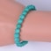 Justinstones Dyed Green Howlite Turquoise Gemstone 8mm Round Beads Stretch Bracelet 7 Inch