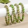 Justinstones Green Sea Sediment Jasper Gemstone 8mm Round Beads Stretch Bracelet 7 Inch Unisex