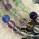 Justinstones Natural A Grade Fluorite Gemstone 6mm Round Beads Stretch Bracelet 65 Inch