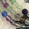 Justinstones Natural A Grade Fluorite Gemstone 6mm Round Beads Stretch Bracelet 65 Inch