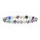Justinstones Natural A Grade Fluorite Gemstone 6mm Round Beads Stretch Bracelet 65 Inch