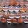 Justinstones Natural Angel Amphibole Phantom Quartz Gemstone 6mm Round Beads Stretch Bracelet 65 Inch
