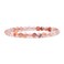 Justinstones Natural Angel Amphibole Phantom Quartz Gemstone 6mm Round Beads Stretch Bracelet 65 Inch