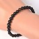 Justinstones Natural Biotite Gemstone 6mm Round Beads Stretch Bracelet 65 Inch