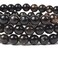 Justinstones Natural Biotite Gemstone 6mm Round Beads Stretch Bracelet 65 Inch
